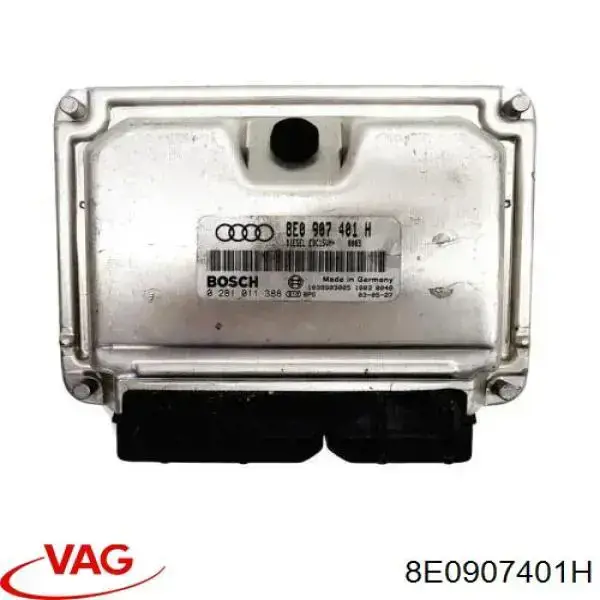 8E0907401H VAG Módulo de direção (Centralina eletrônica) de motor