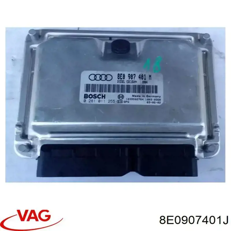 Módulo de direção (Centralina eletrônica) de motor VAG 8E0907401J preço, a partir de 112,37 USD
