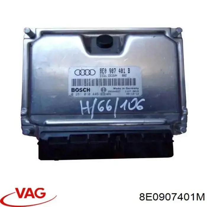 8E0907401M VAG Módulo de direção (Centralina eletrônica) de motor