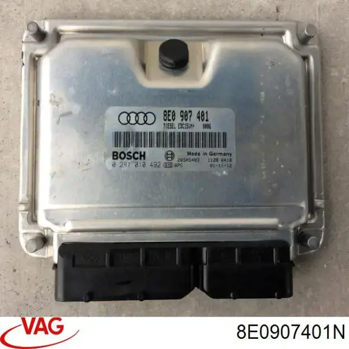 8E0907401N VAG Módulo de direção (Centralina eletrônica) de motor