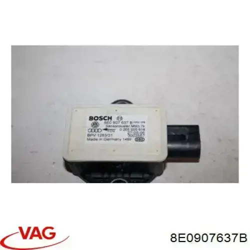 Sensor de aceleração transversal (ESP) VAG 8E0907637B preço, a partir de 52,78 USD