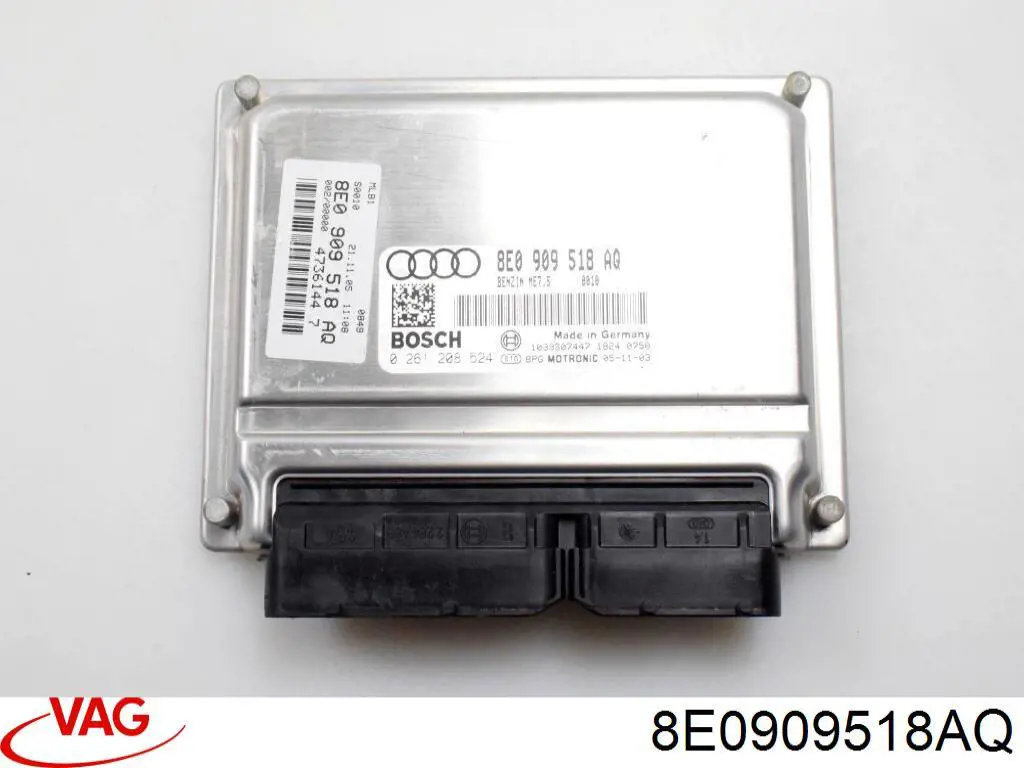 8E0909518AQ VAG Módulo de direção (Centralina eletrônica) de motor