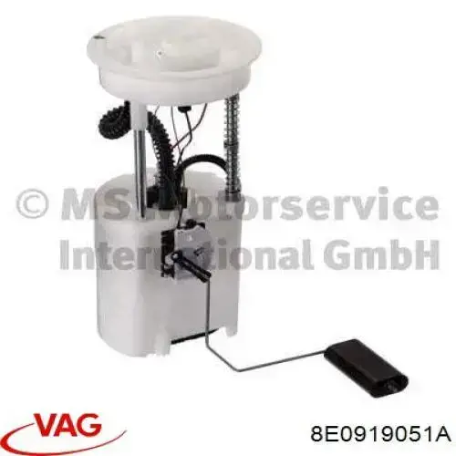 8E0919051A VAG Módulo de bomba de combustível com sensor do nível de combustível