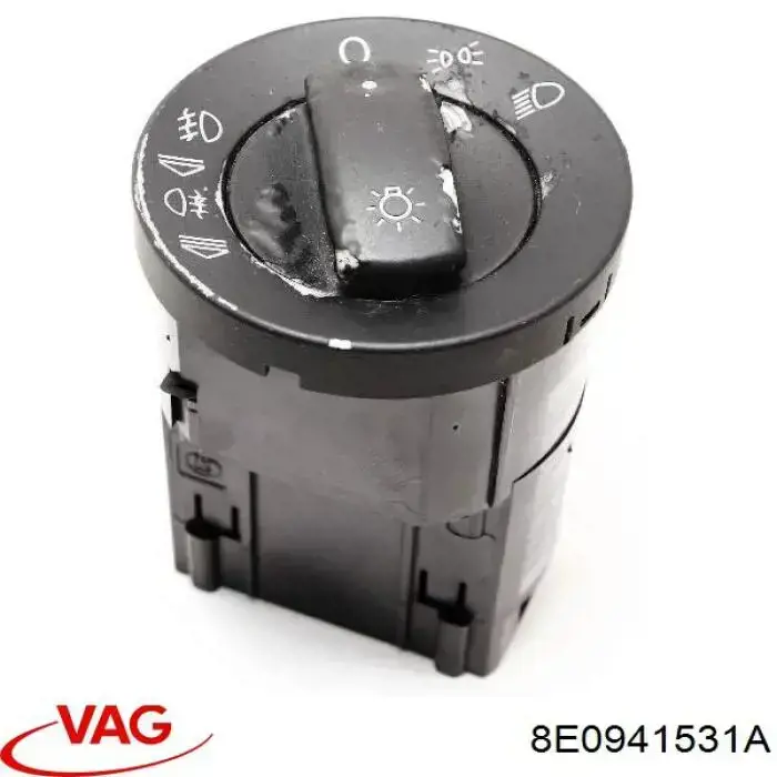 8E0941531A VAG Comutador das luzes no "painel de instrumentos"