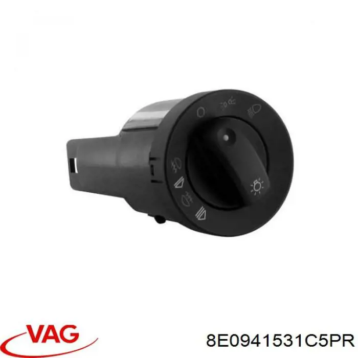 Comutador das luzes no "painel de instrumentos" VAG 8E0941531C5PR preço, a partir de 37,31 USD