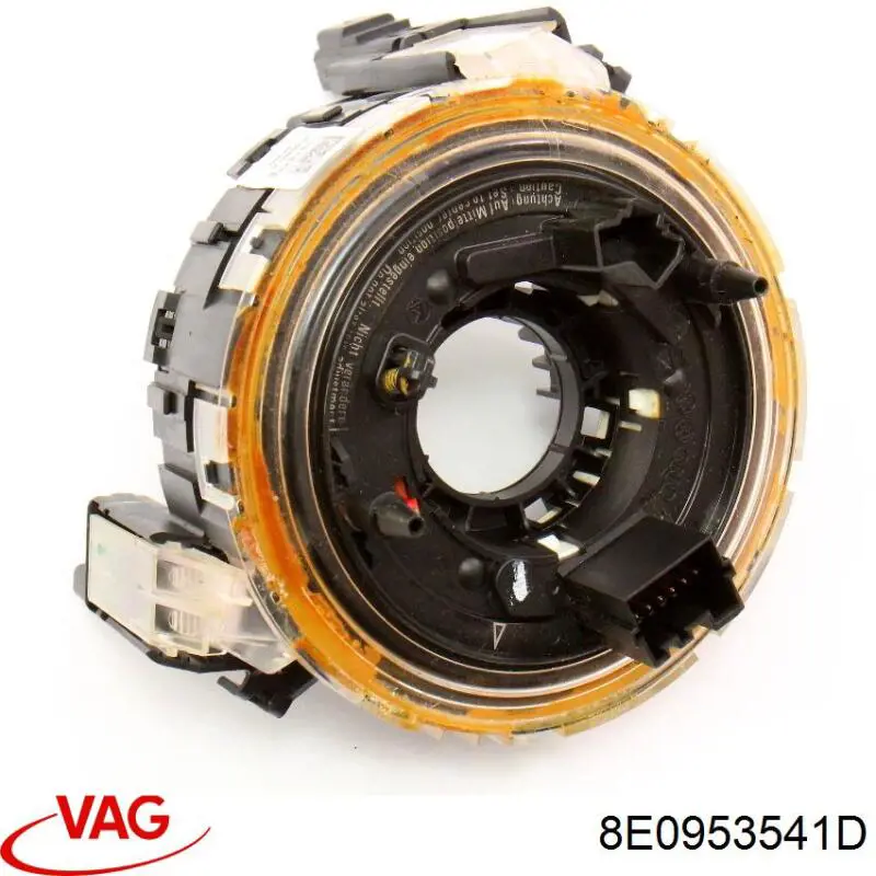 Anel AIRBAG de contato, cabo plano do volante 8E0953541D VAG