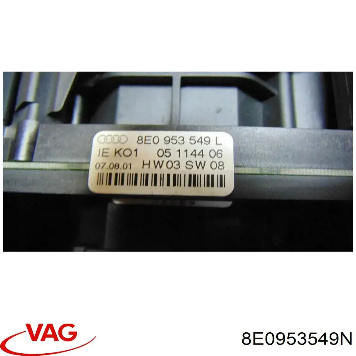 Compre 8E0953549N VAG Módulo de direção (Centralina eletrônica) dos interruptores instalados na coluna da direção