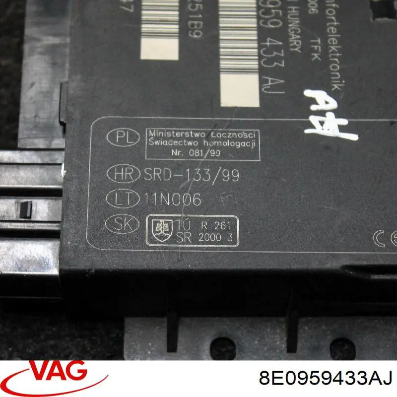 Unidade de controlo do fecho central VAG 8E0959433AG preço, a partir de 216,53 USD