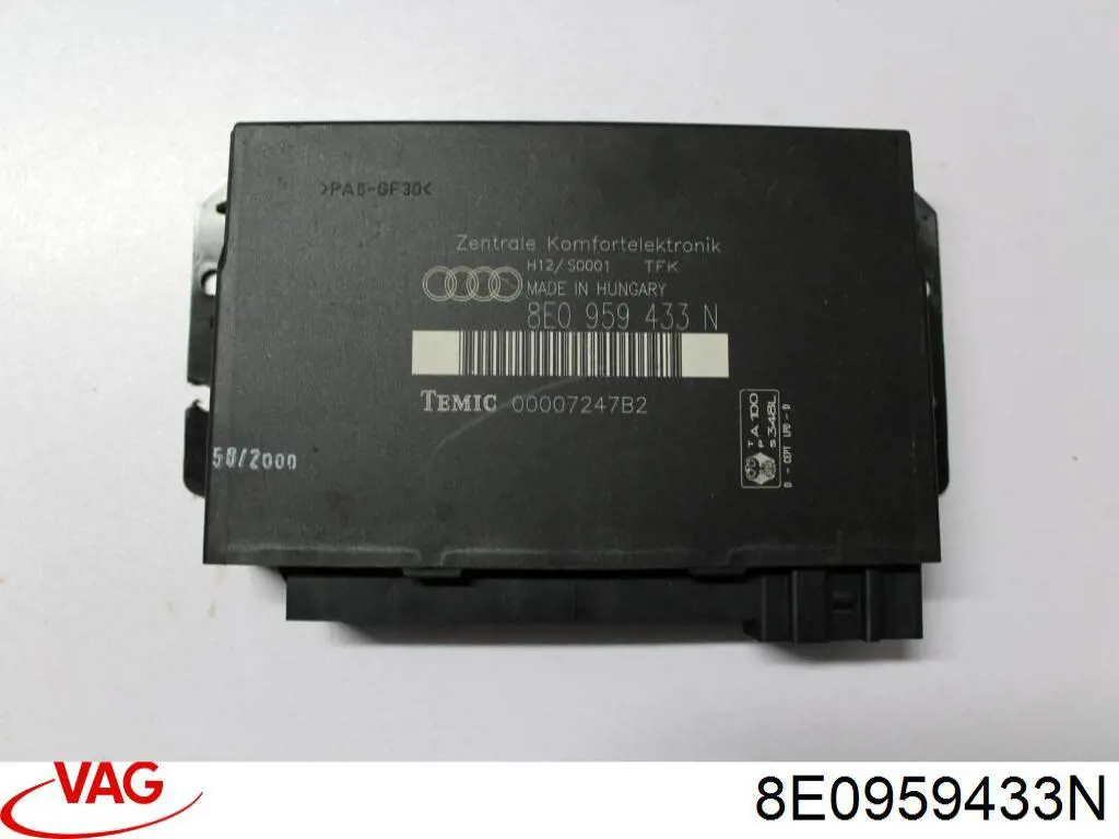 Unidade de controlo do fecho central VAG 8E0959433N preço, a partir de 216,53 USD