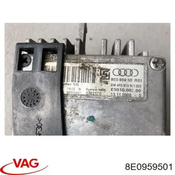 Compre 8E0959501G VAG Regulador de revoluções de ventilador de esfriamento (unidade de controlo)