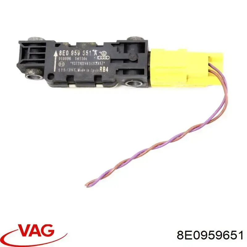 Compre 8E0959651 VAG Sensor AIRBAG dianteiro