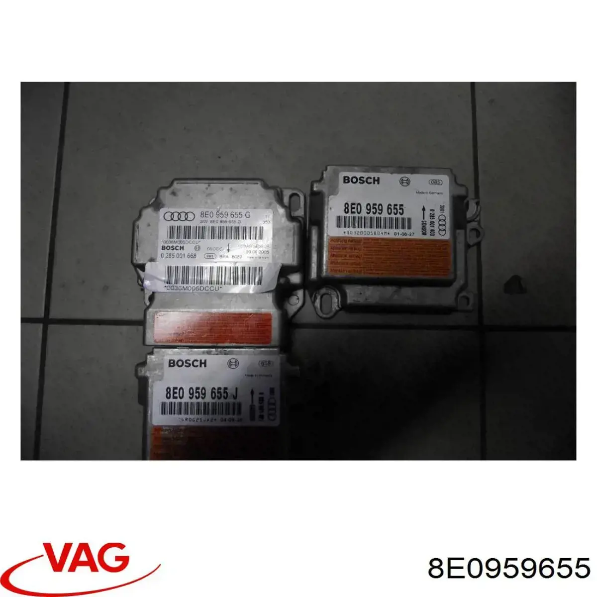 Módulo processador de controlo da bolsa de ar (Centralina eletrônica AIRBAG) VAG 8E0959655 preço, a partir de 71,51 USD