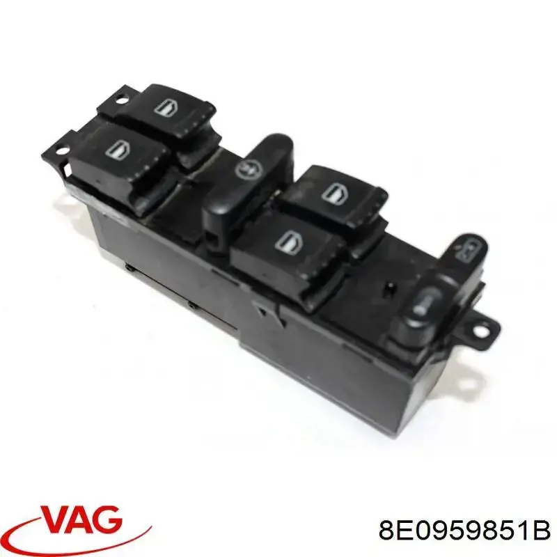 Unidade de botões dianteira esquerda de controlo de elevador de vidro VAG 8E0959851B preço, a partir de 38,40 USD