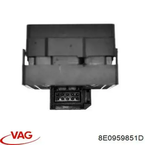 Unidade de botões dianteira esquerda de controlo de elevador de vidro VAG 8E0959851D preço, a partir de 43,51 USD