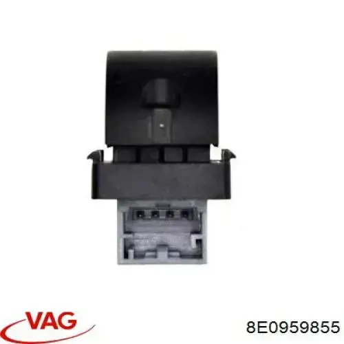 8E0959855 VAG Botão dianteiro direito de ativação de motor de acionamento de vidro