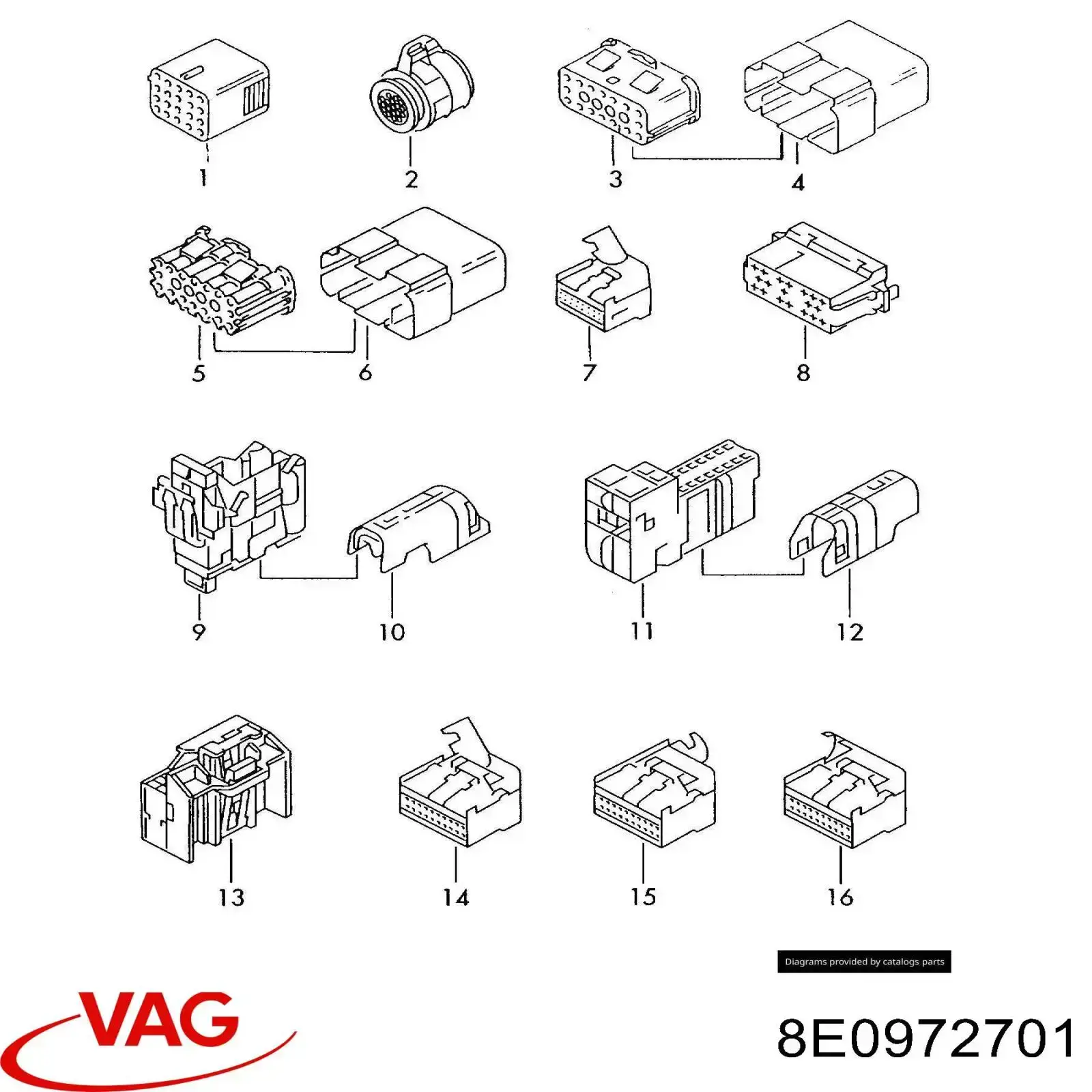  VAG 8E0972701 preço, a partir de 30,41 USD