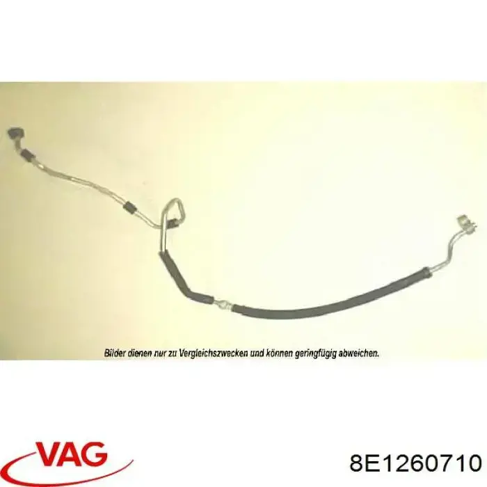 Mangueira de aparelho de ar condicionado, desde o radiador até o vaporizador VAG 8E1260710 preço, a partir de 94,42 USD