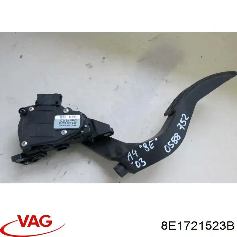 8E1721523B VAG Pedal de gás (de acelerador)