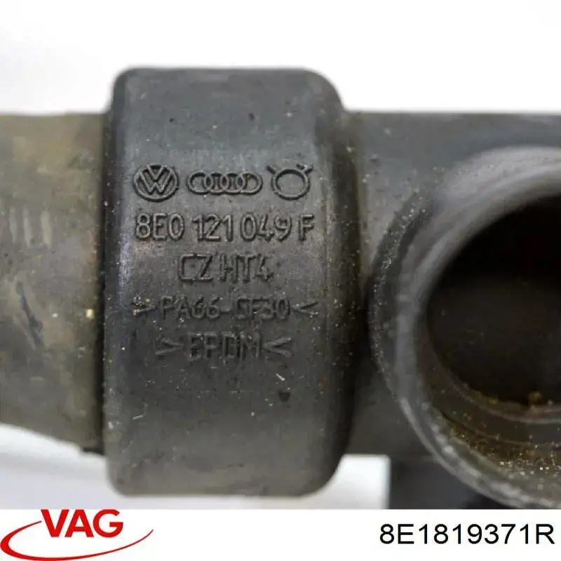Compre 8E1819371R VAG Mangueira do radiador de aquecedor (de forno), fornecimento