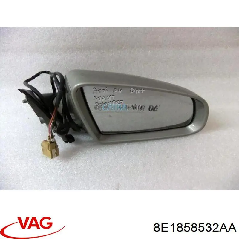 Caixa do espelho de retrovisão direito VAG 8E1858532AA preço, a partir de 61,35 USD