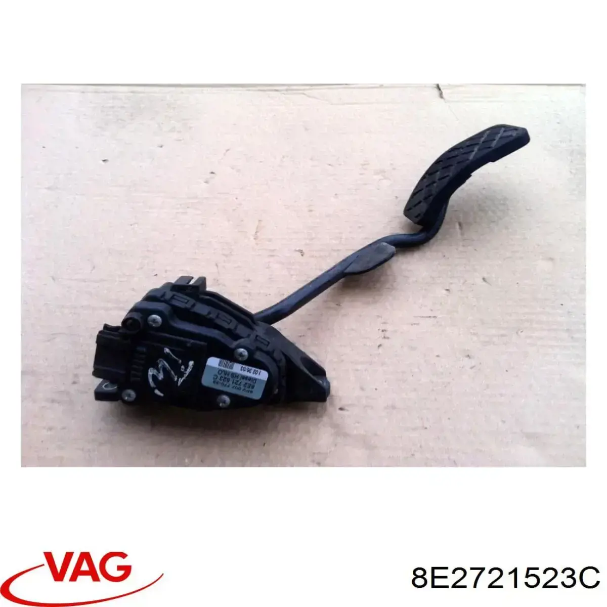 8E2721523C VAG Pedal de gás (de acelerador)