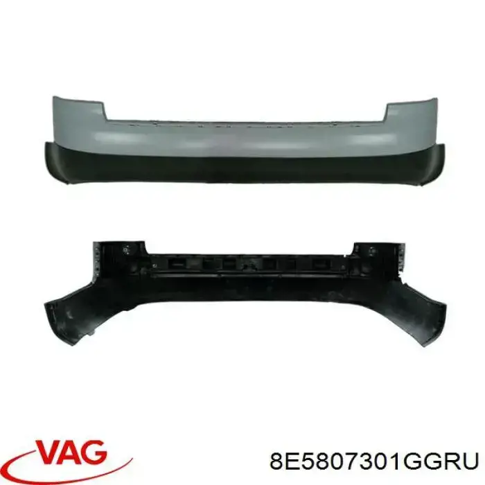 Compre 8E5807301GGRU VAG Pára-choque traseiro