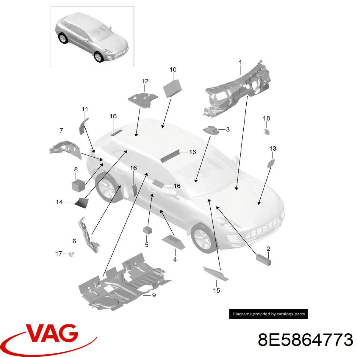 8E5864773 VAG 