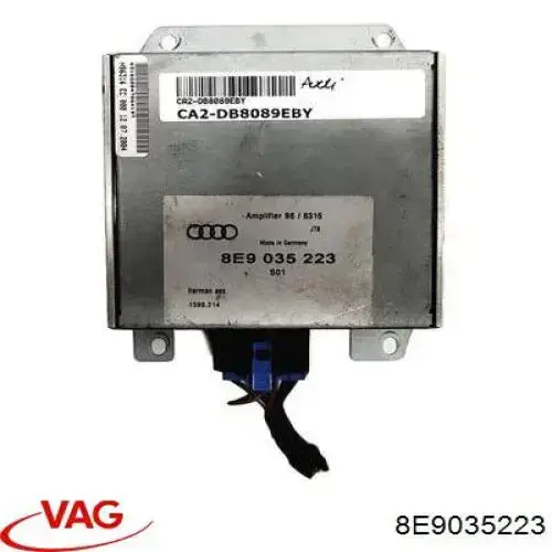 Reforçador do som de sistema de áudio 8E9035223 VAG