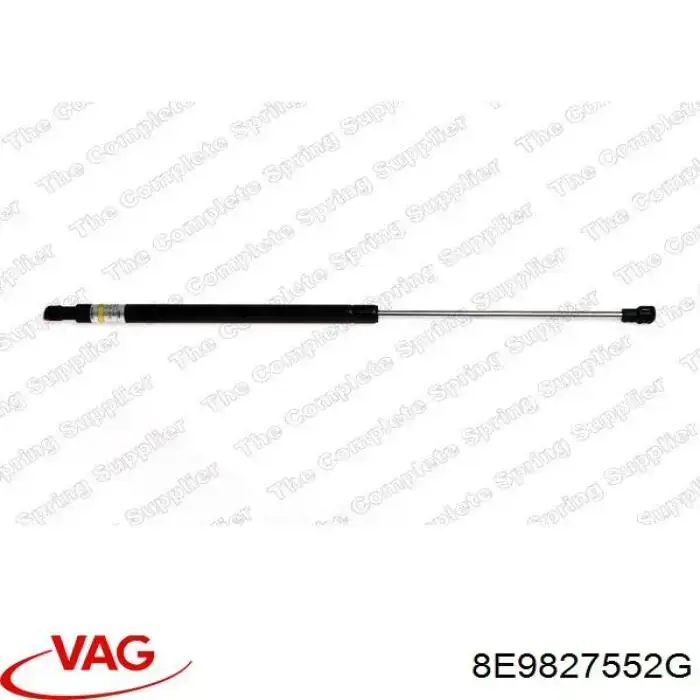 8E9827552G VAG Amortecedor de tampa de porta-malas (de 3ª/5ª porta traseira)