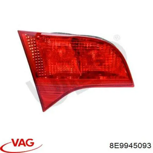 Lanterna traseira esquerda interna VAG 8E9945093 preço, a partir de 47,67 USD
