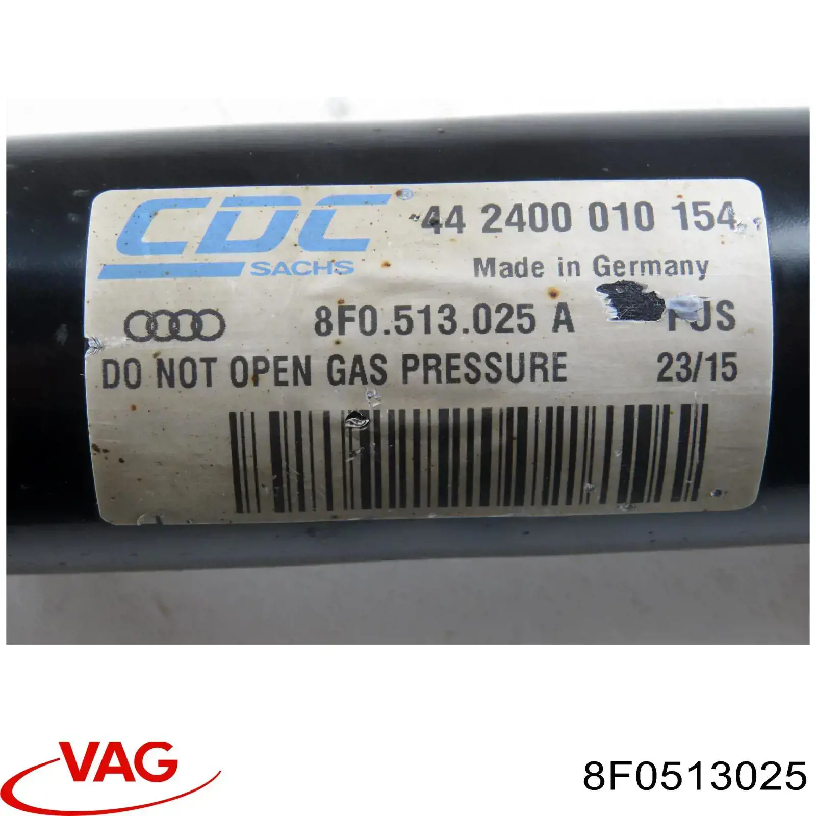 8F0513025 VAG Amortecedor traseiro esquerdo