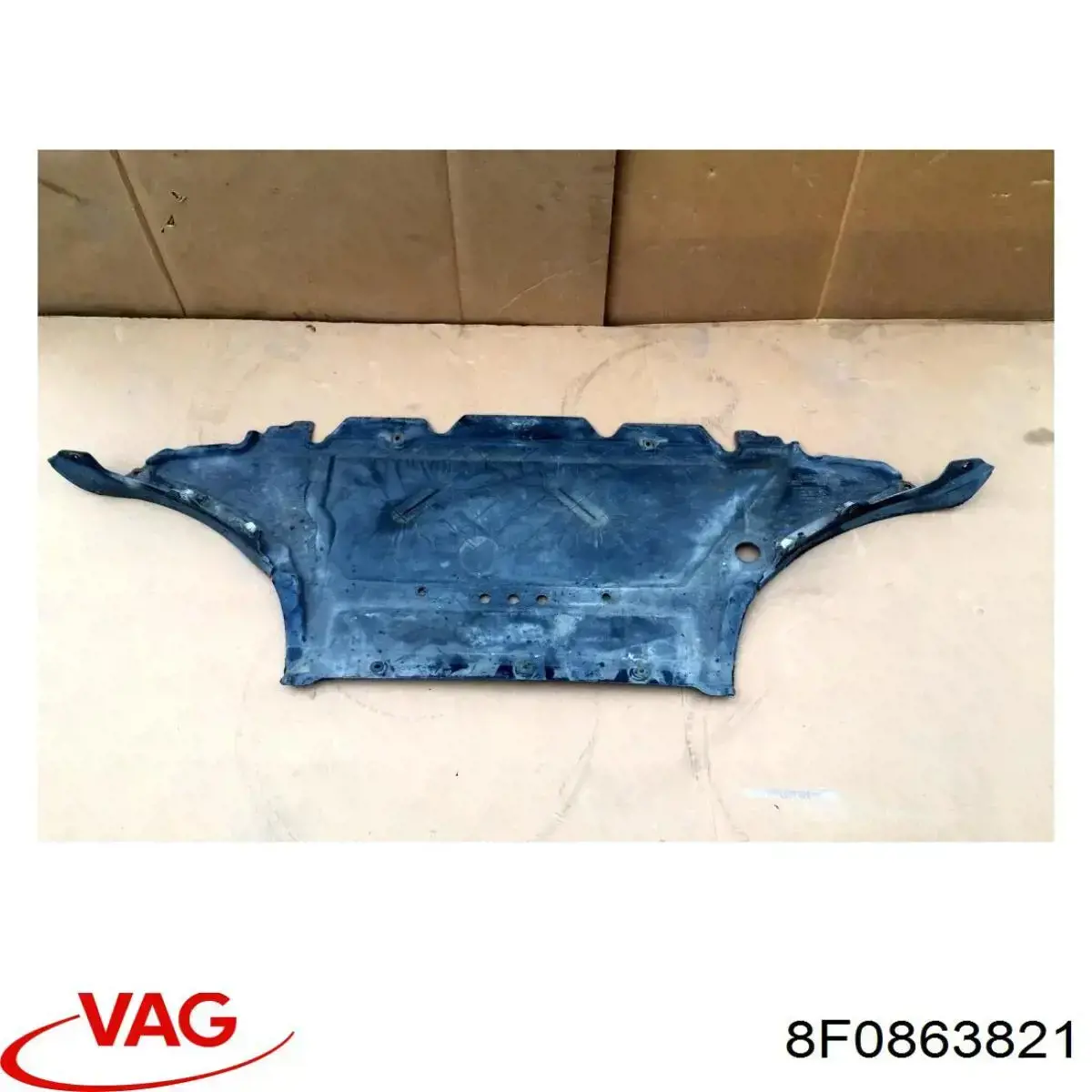 8F0863821 VAG Proteção de motor, de panela (da seção de motor)