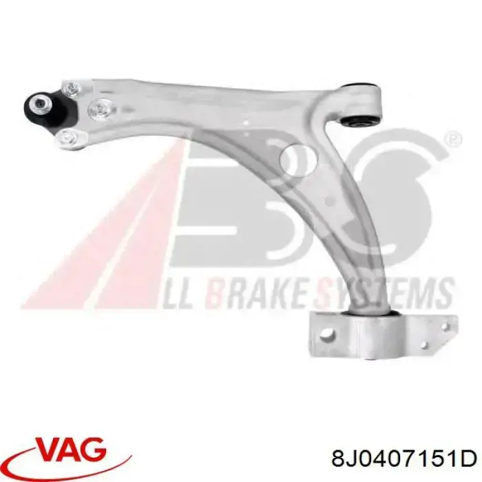 Compre 8J0407151D VAG Braço oscilante inferior esquerdo/direito de suspensão dianteira