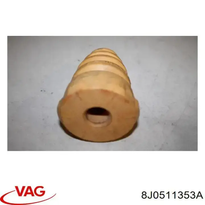 8J0511353A VAG Pára-choque (grade de proteção) de amortecedor traseiro
