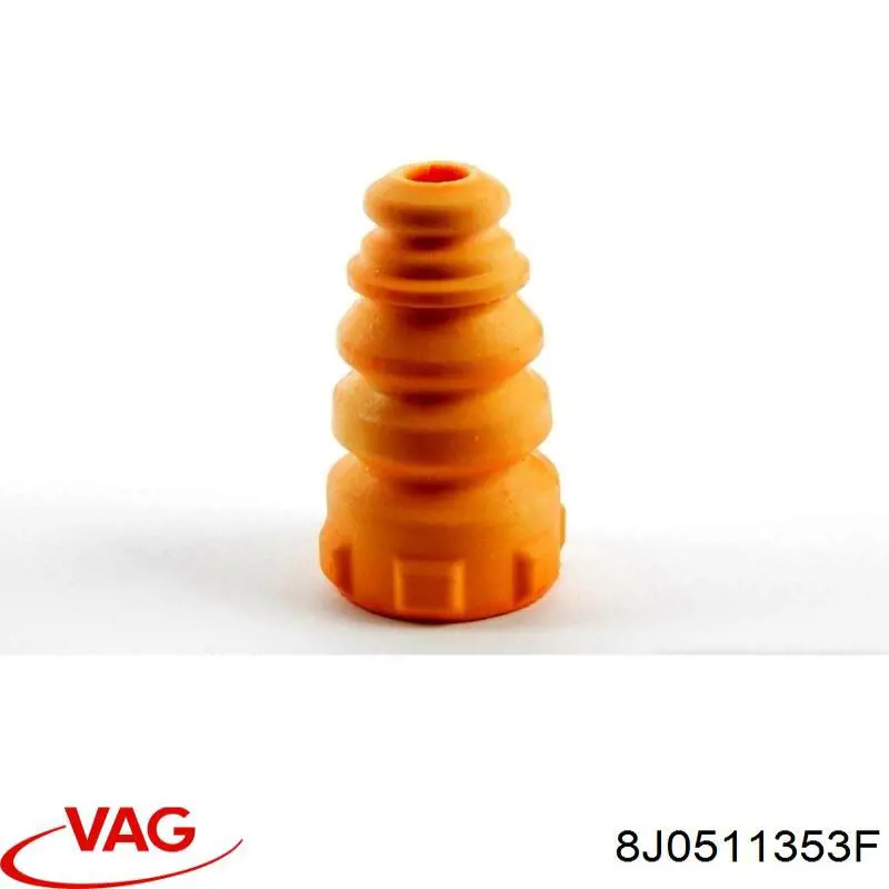 8J0511353F VAG Pára-choque (grade de proteção) de amortecedor traseiro