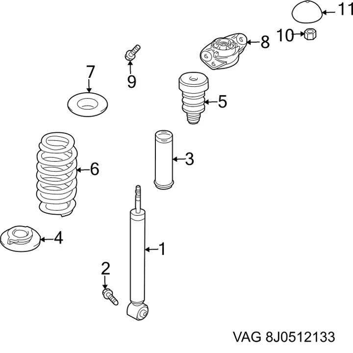  VAG 8J0512133 preço, a partir de 322,06 USD