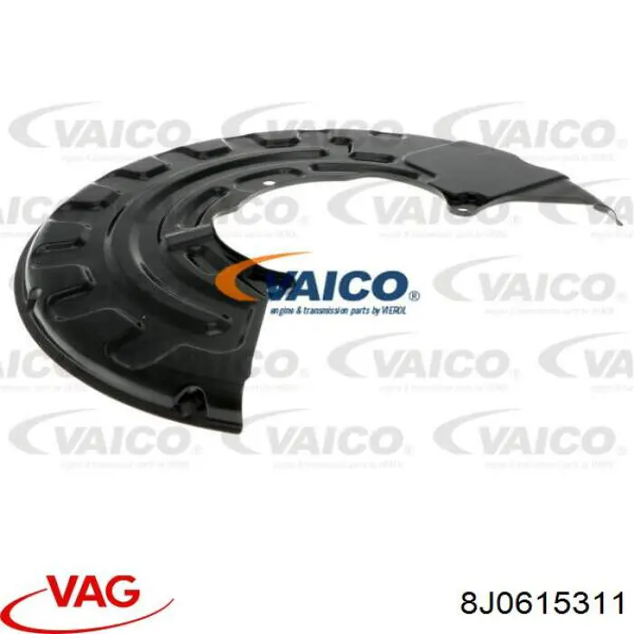 Compre 8J0615311 VAG Proteção do freio de disco dianteiro esquerdo