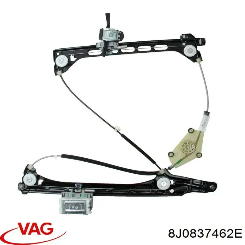 Mecanismo de acionamento de vidro da porta dianteira direita VAG 8J0837462E preço, a partir de 84,21 USD