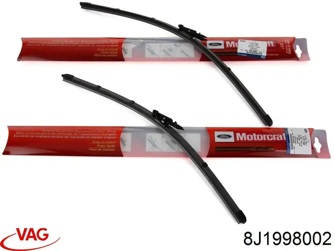 Limpa-pára-brisas do pára-brisas, kit de 2 un. VAG 8J1998002 preço, a partir de 29,64 USD
