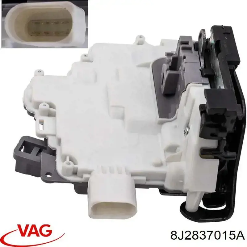 8J2837015A VAG Fecho da porta dianteira esquerda