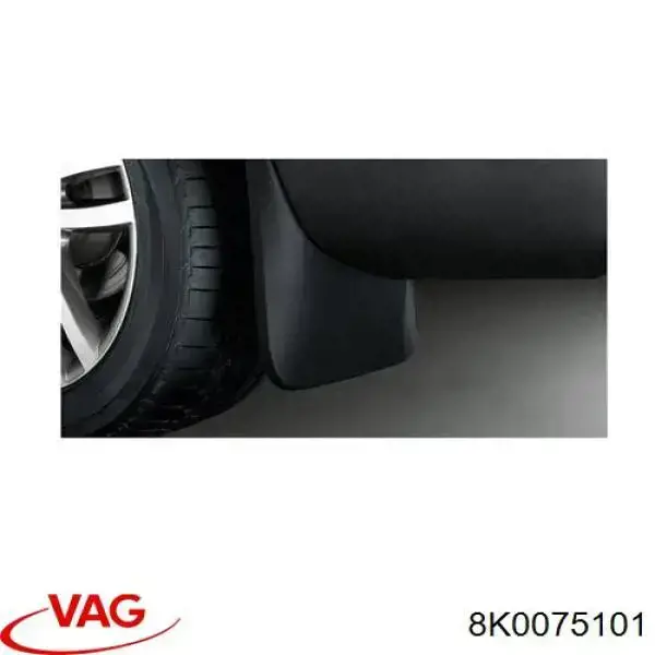Protetores de lama traseiros, kit Audi A4 B8 8K2