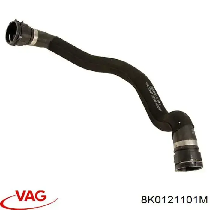 8K0121101M VAG Mangueira (cano derivado) do radiador de esfriamento superior