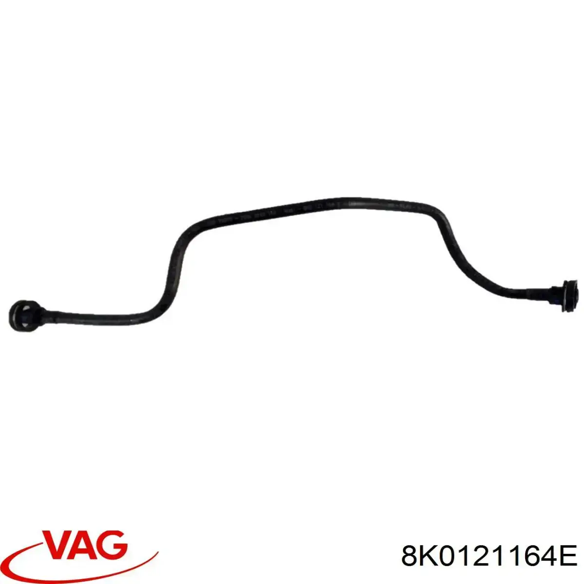 8K0121164E VAG Mangueira superior do tanque de expansão