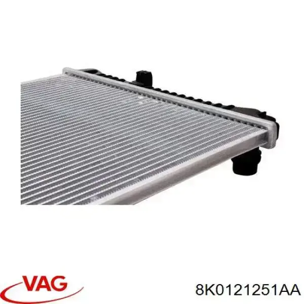 Radiador de esfriamento de motor VAG 8K0121251AA preço, a partir de 155,90 USD