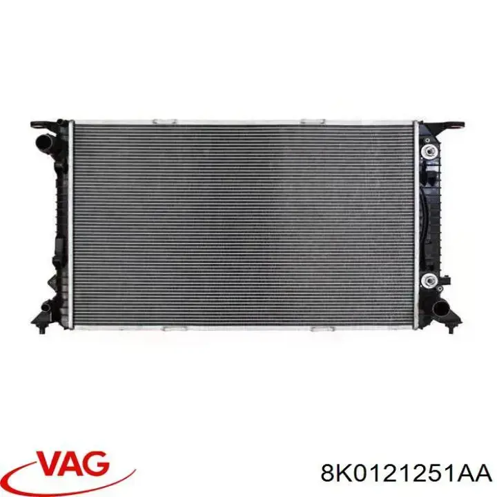 Compre 8K0121251AA VAG Radiador de esfriamento de motor