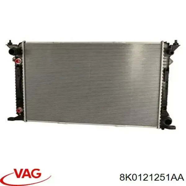 8K0121251AA VAG Radiador de esfriamento de motor