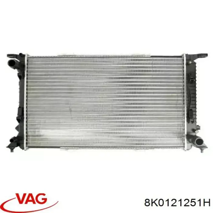 8K0121251H VAG Radiador de esfriamento de motor
