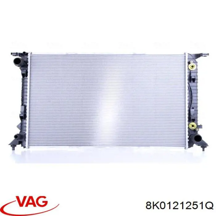 Radiador de esfriamento de motor VAG 8K0121251Q preço, a partir de 219,63 USD