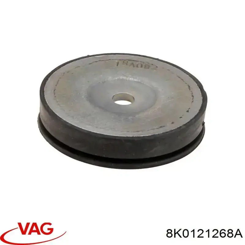 8K0121268A VAG Consola (coxim de fixação) inferior do radiador