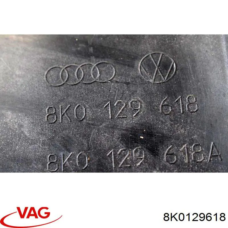 Tomada de ar de filtro de ar 8K0129618 VAG